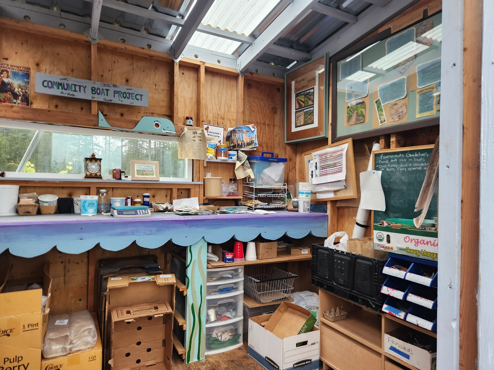 Community Works shed is well used!